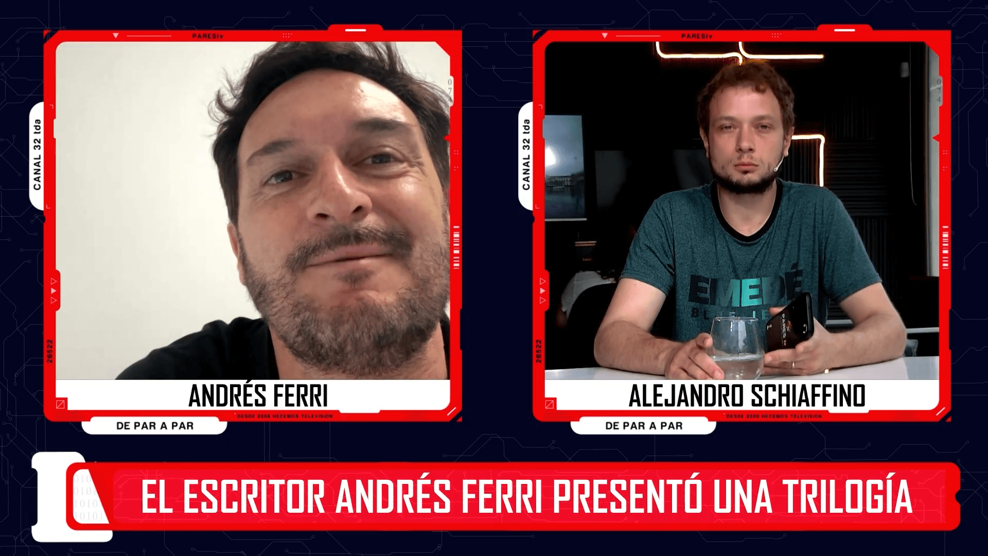 El escritor Andrés Ferri presentó la trilogía de una novela ficcionada
